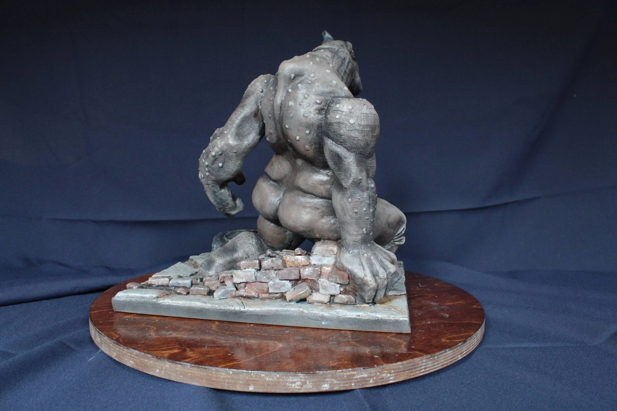The Rhino - 15" Sculpey - Back