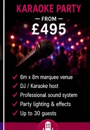 Karaoke Party package pricing