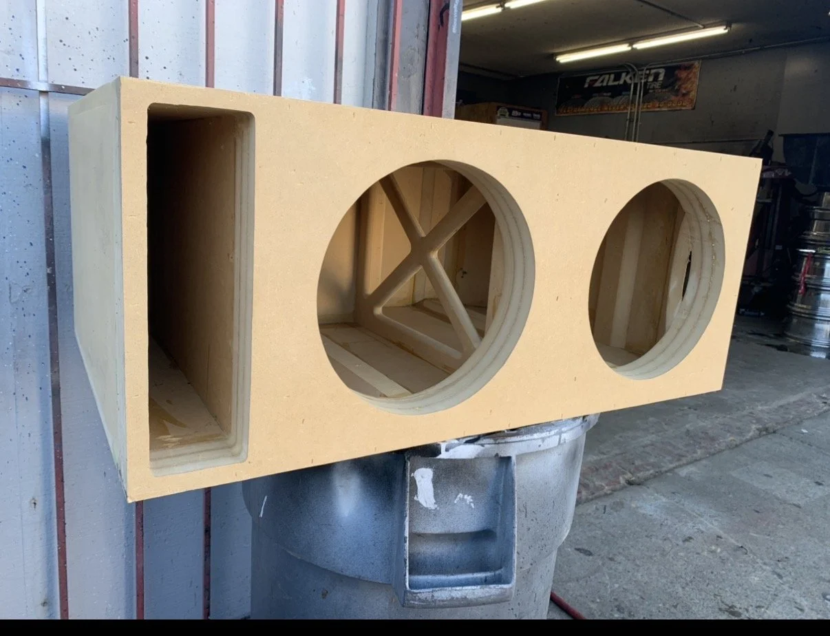 Internal Bracing Cleburne TX Dual Custom Subwoofer Enclosure Studio 38