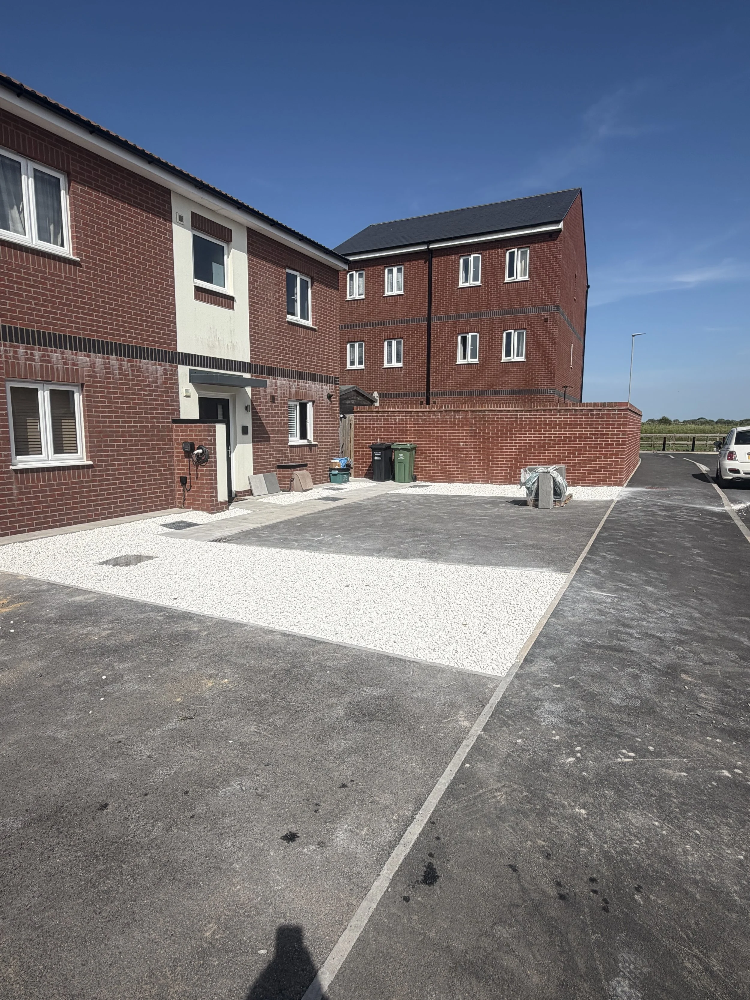 Driveway installation by Brittons Landscaping in Bridgwater
