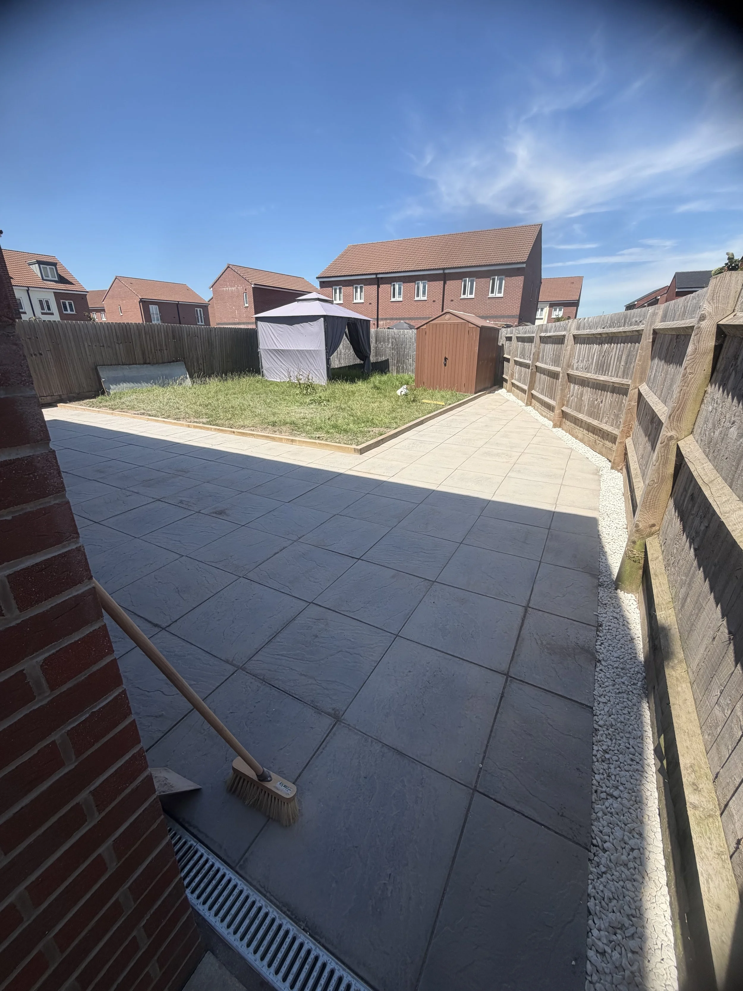 Patio installation by Brittons Landscaping in Taunton, Bridgwater & Highbridge
