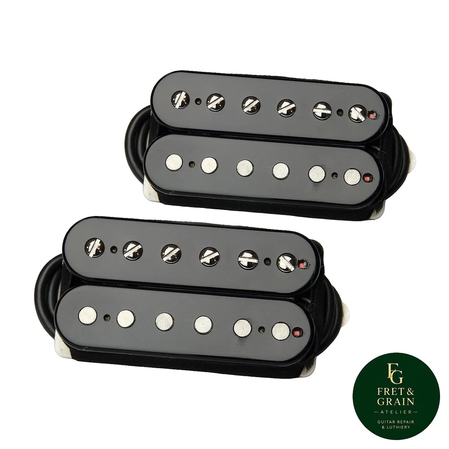 Bare Knuckle Boot Camp TRUE GRIT Humbucker Pickups - SET - Bridge 50mm - Open Black - 6 Strings