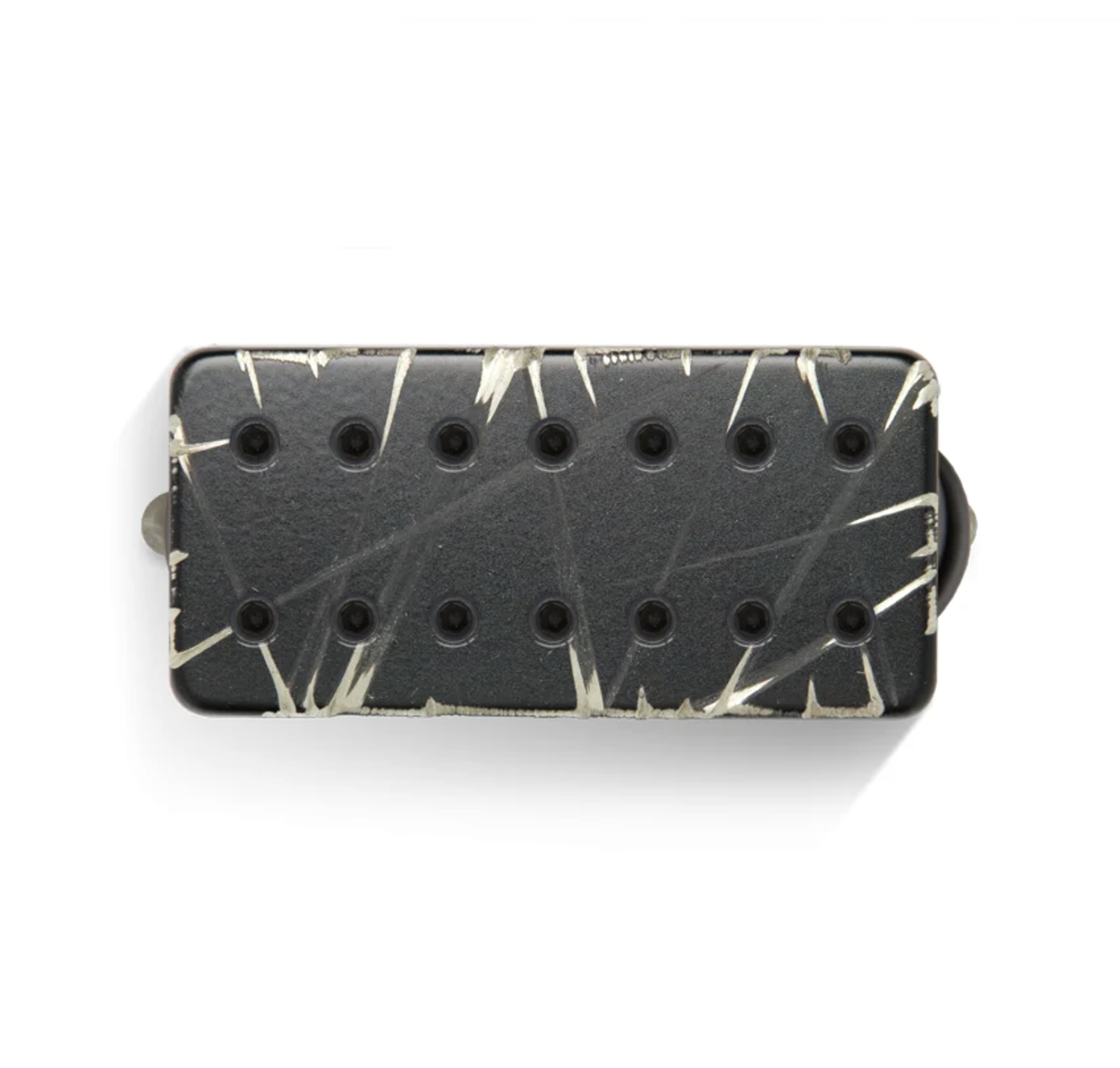 Bare Knuckle AFTERMATH Humbucker - Neck - BLACK BATTLEWORN - Black Bolts - 7 Strings