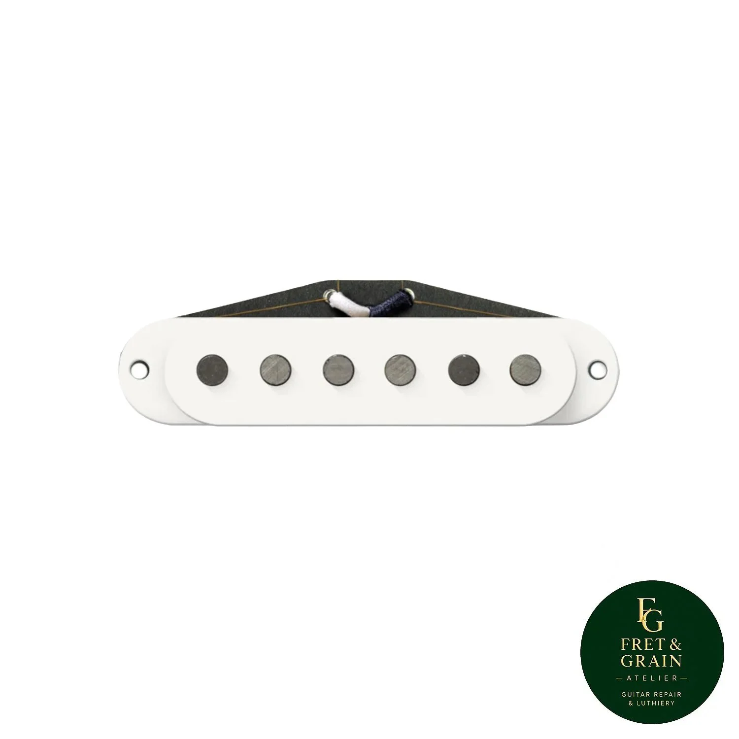 Bare Knuckle APACHE Strat Pickup - Bridge - White - 56 Stagger- 6 Strings
