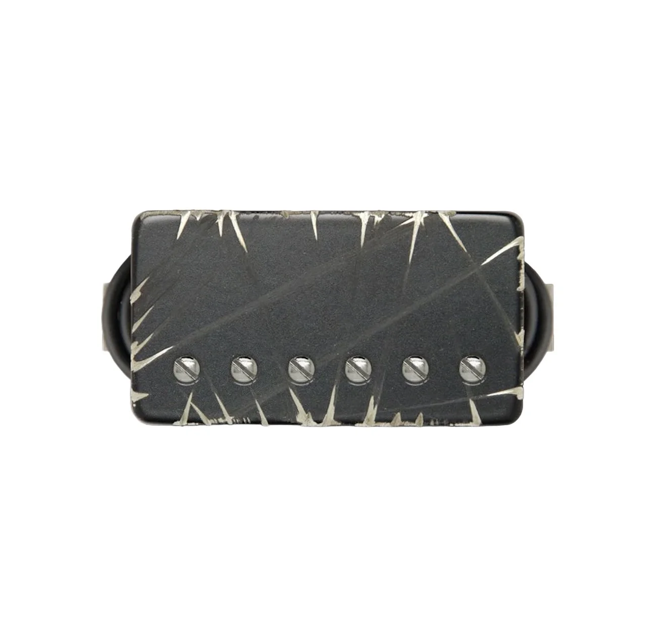 Bare Knuckle PAINKILLER Humbucker - Bridge - 53mm - Black Battleworn - Nickel Screws - 6 Strings