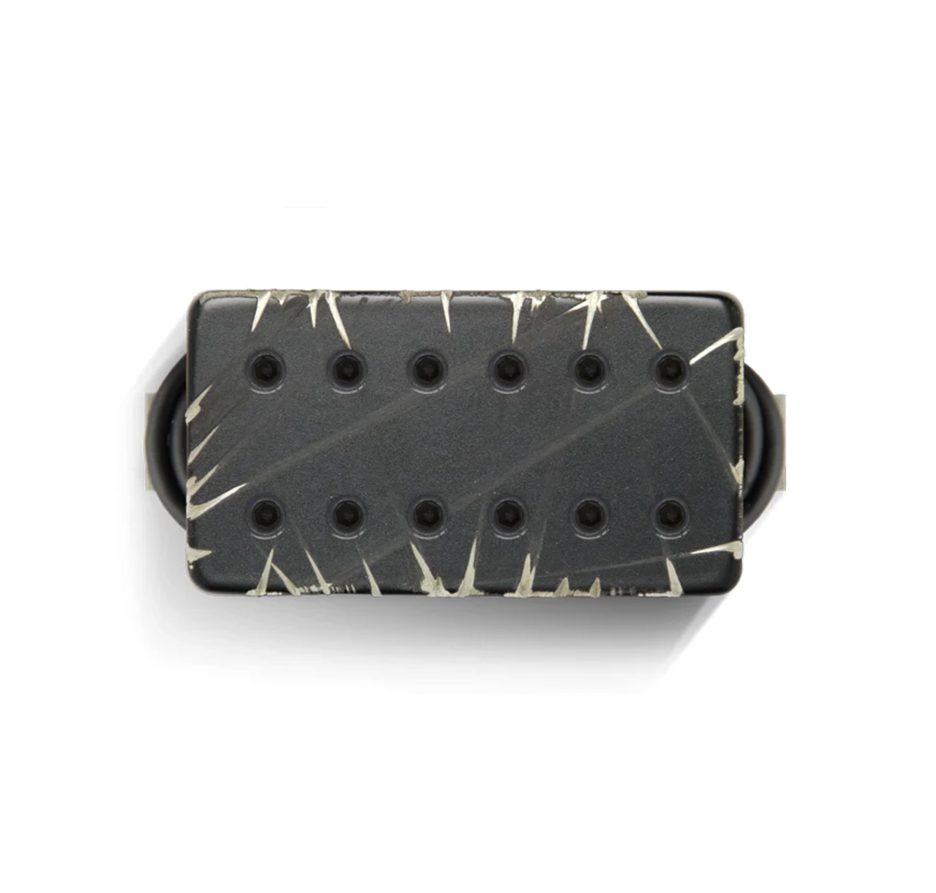 Bare Knuckle AFTERMATH Humbucker - Neck - BLACK BATTLEWORN - Black Bolts - 6 Strings