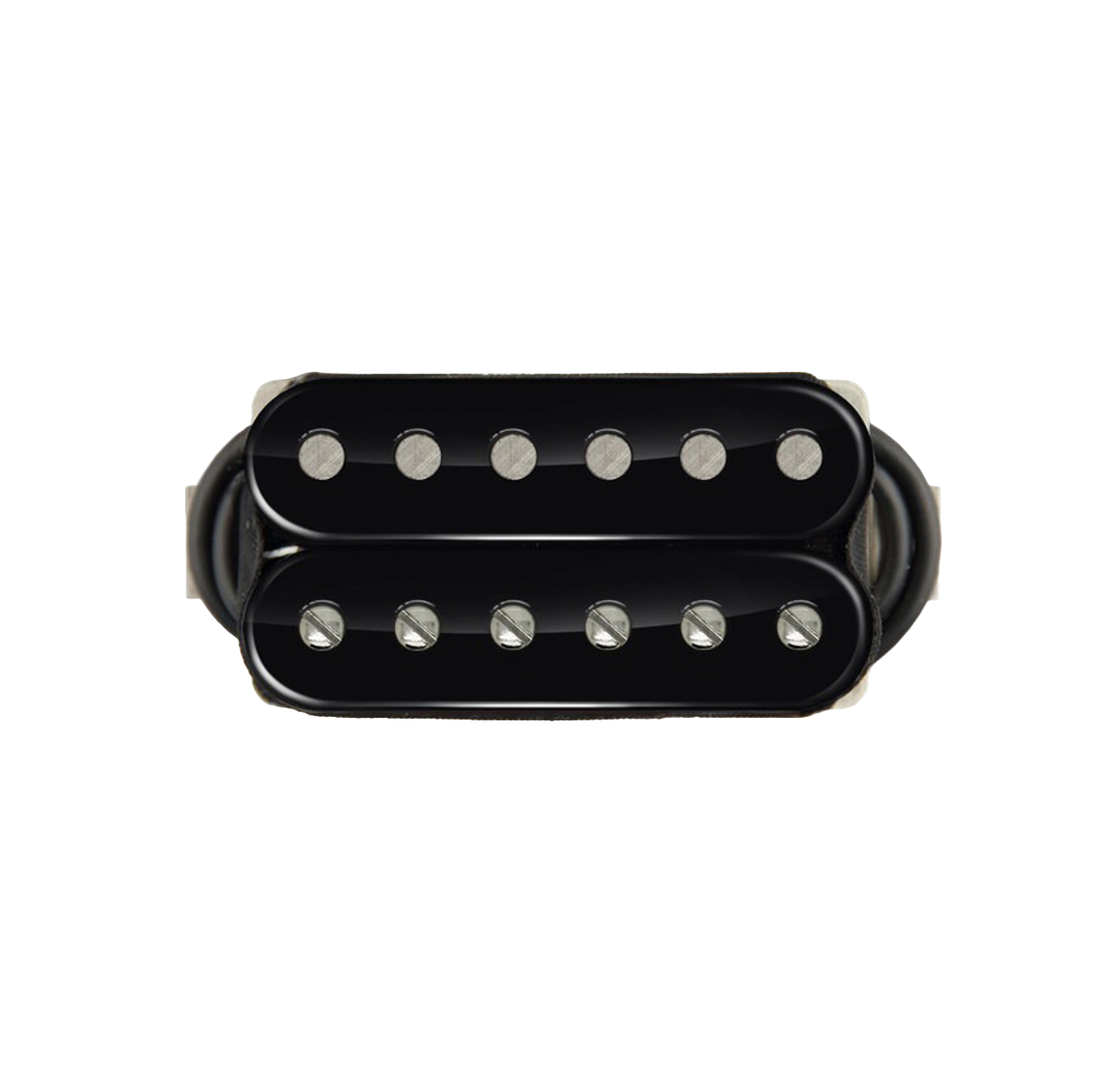 Bare Knuckle MIRACLE MAN Humbucker - Bridge - 53mm - Open Black - Nickel Screws - 6 Strings