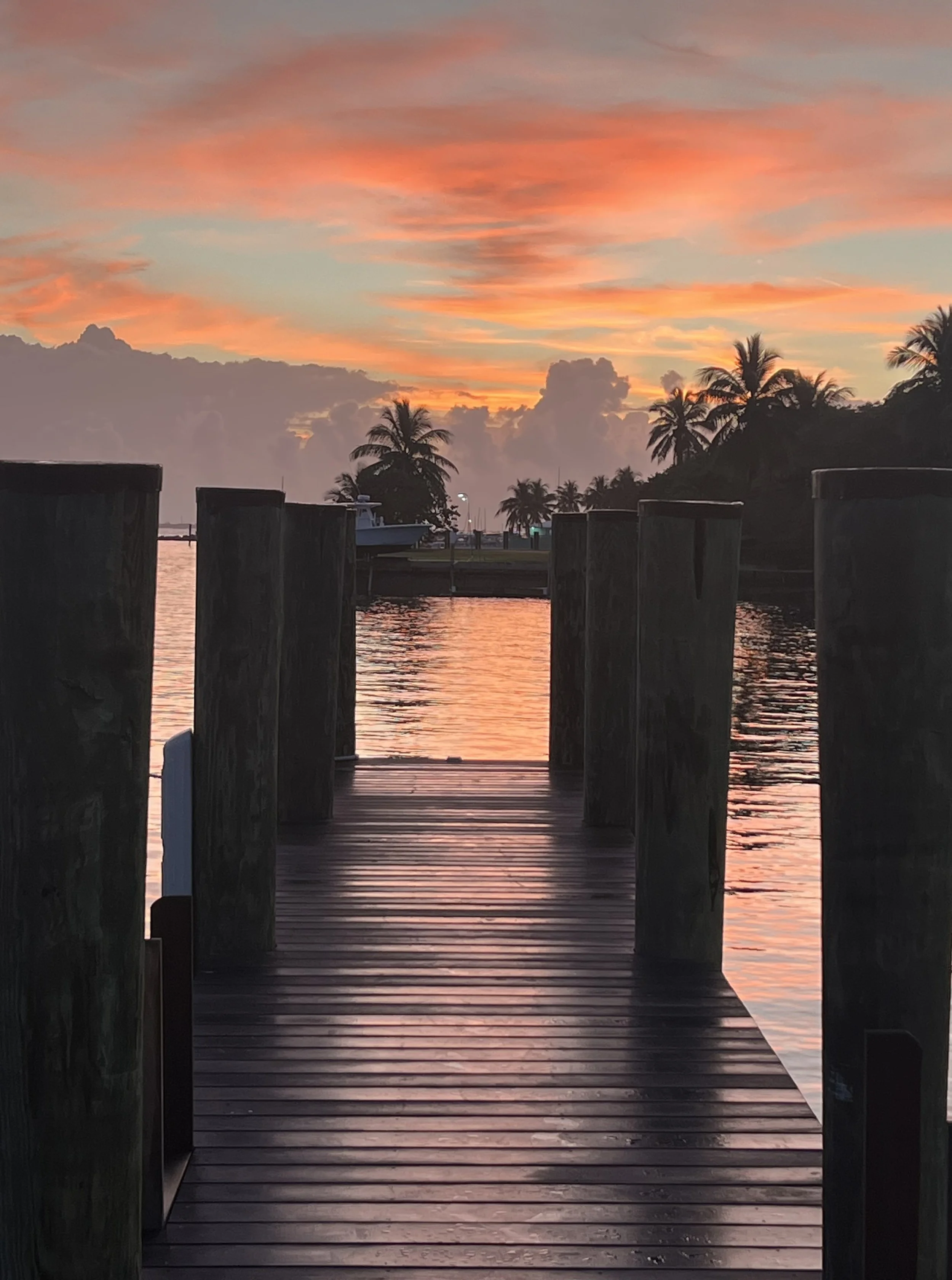 A quiet dock at sunset — couples therapy and intensives with Amy Tremblay in the Georgian Bay area.