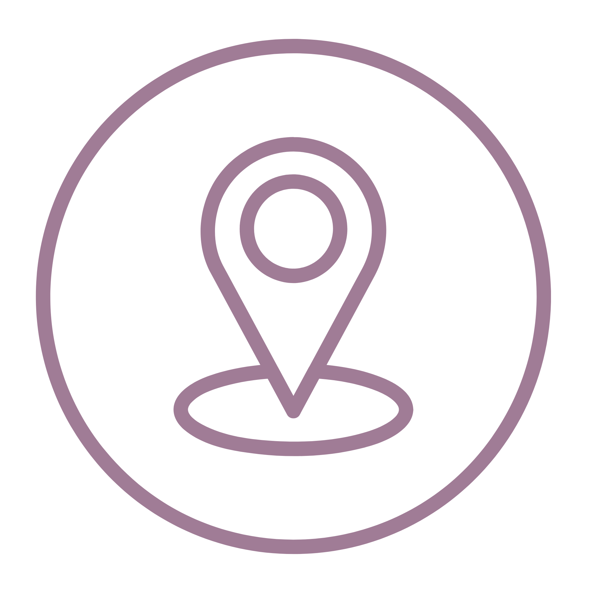 Purple location icon.