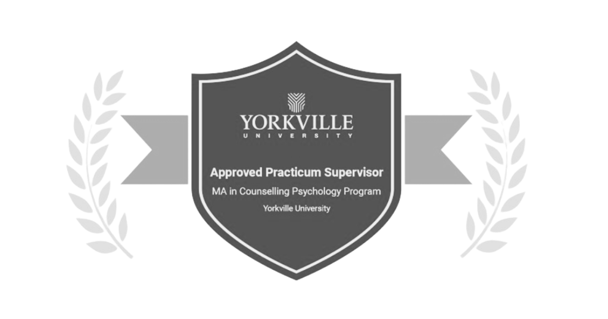 Yorkville University Approved Clinical Supervisor certificate for Amy Tremblay — MA in Counselling Psychology Program.
