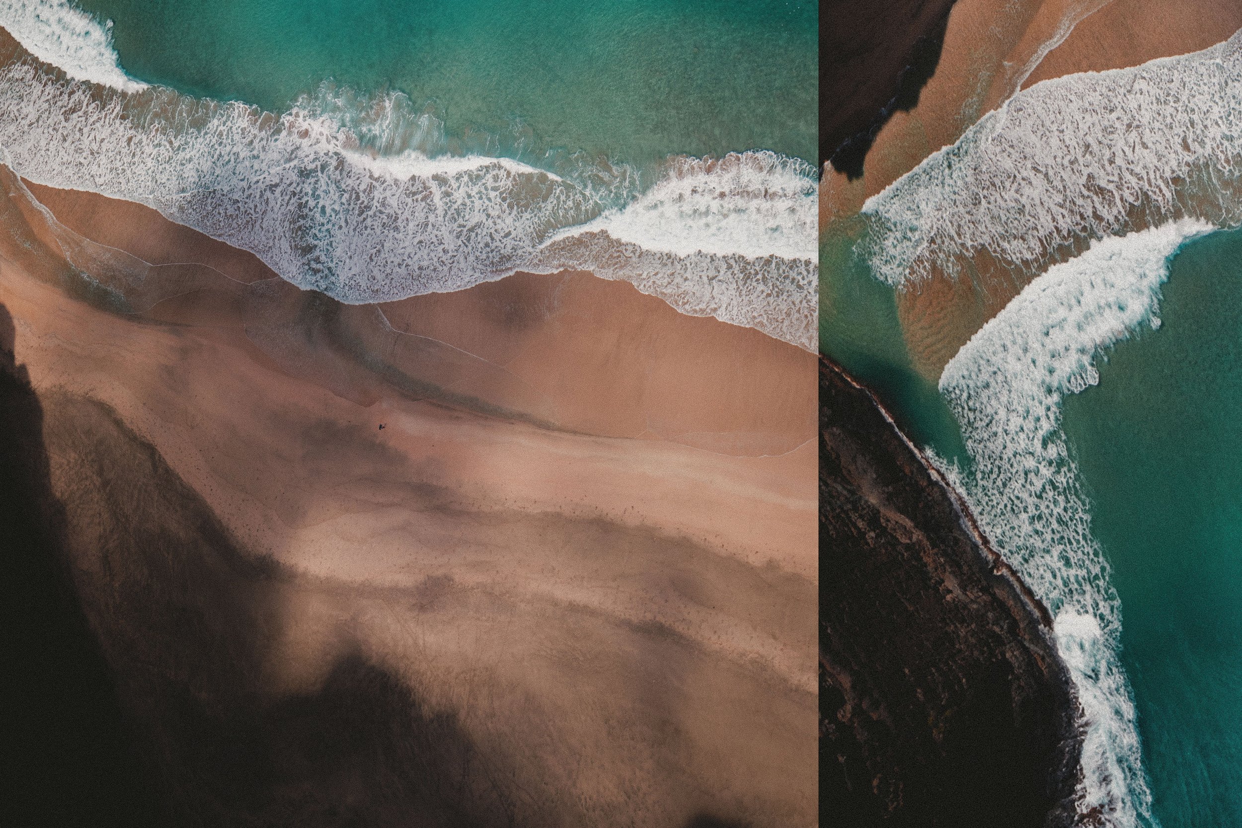 Images of the ocean representing psychological inquiry and growth