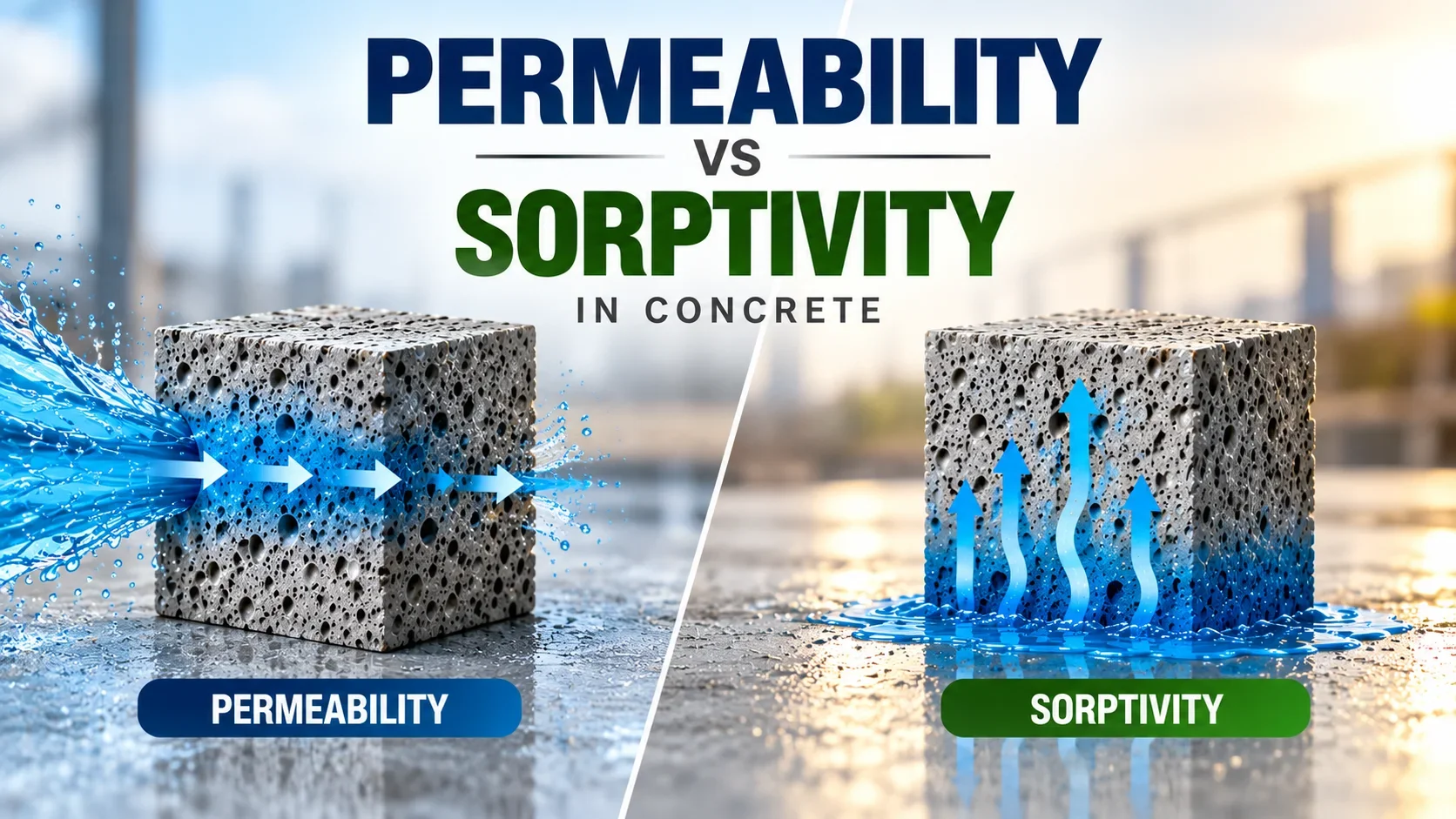 Permeability and Sorptivity