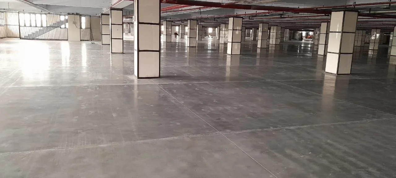 polished concrete floor for priya gold