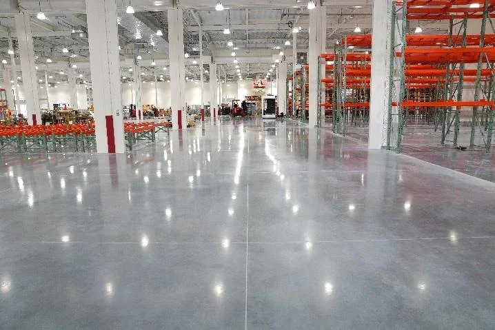 Final densified and polished floor Redawn international