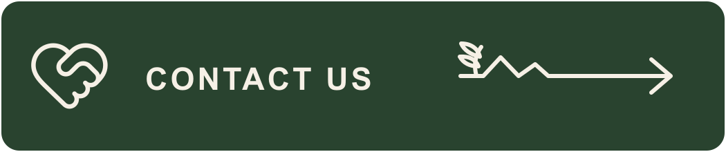 Green contact us button with a handshake icon on the left and a mountain with a plant and an arrow on the right.