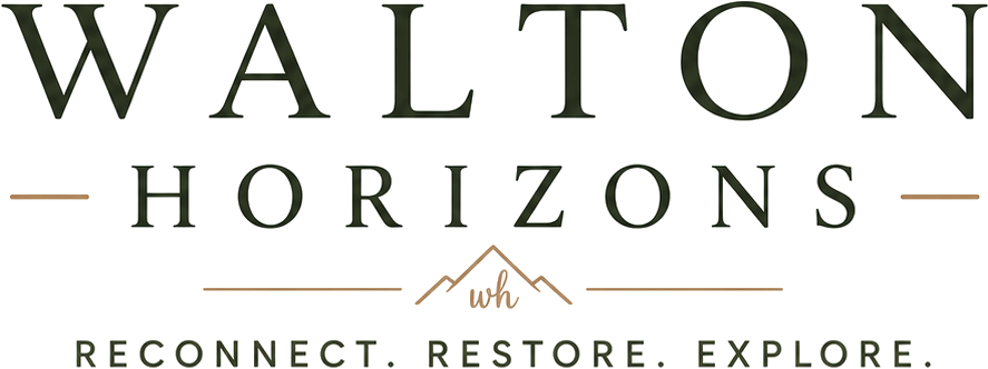 Title screen for Walton Horizons with the words: 'Reconnection, Restore, Explore'.