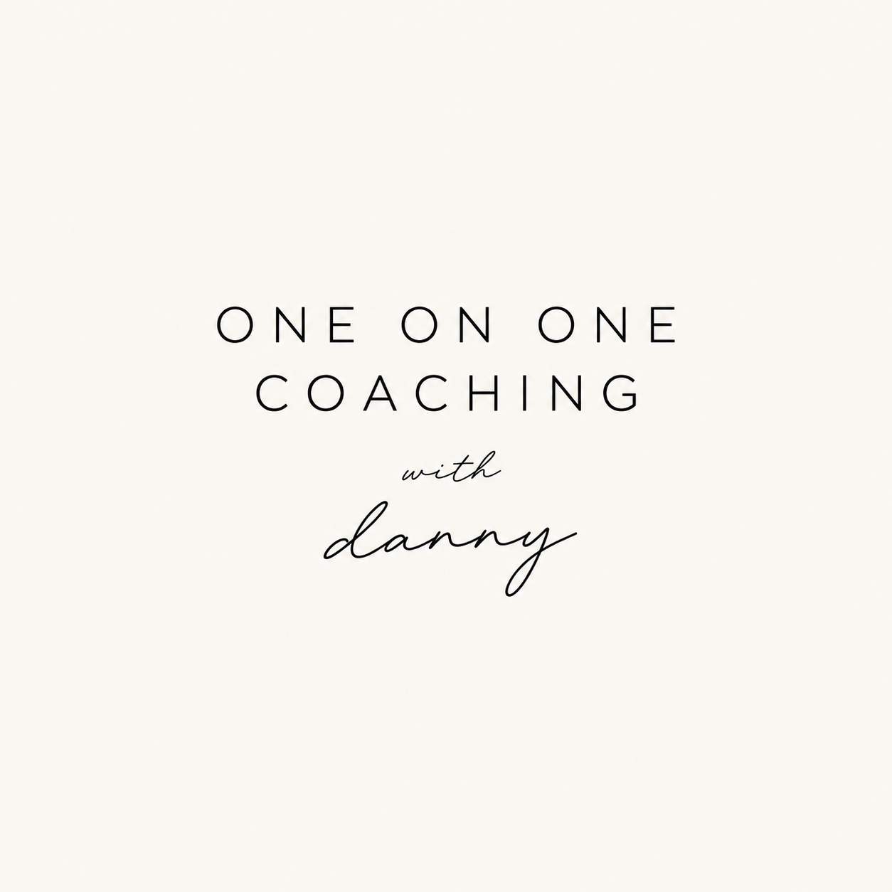 One On One Session
