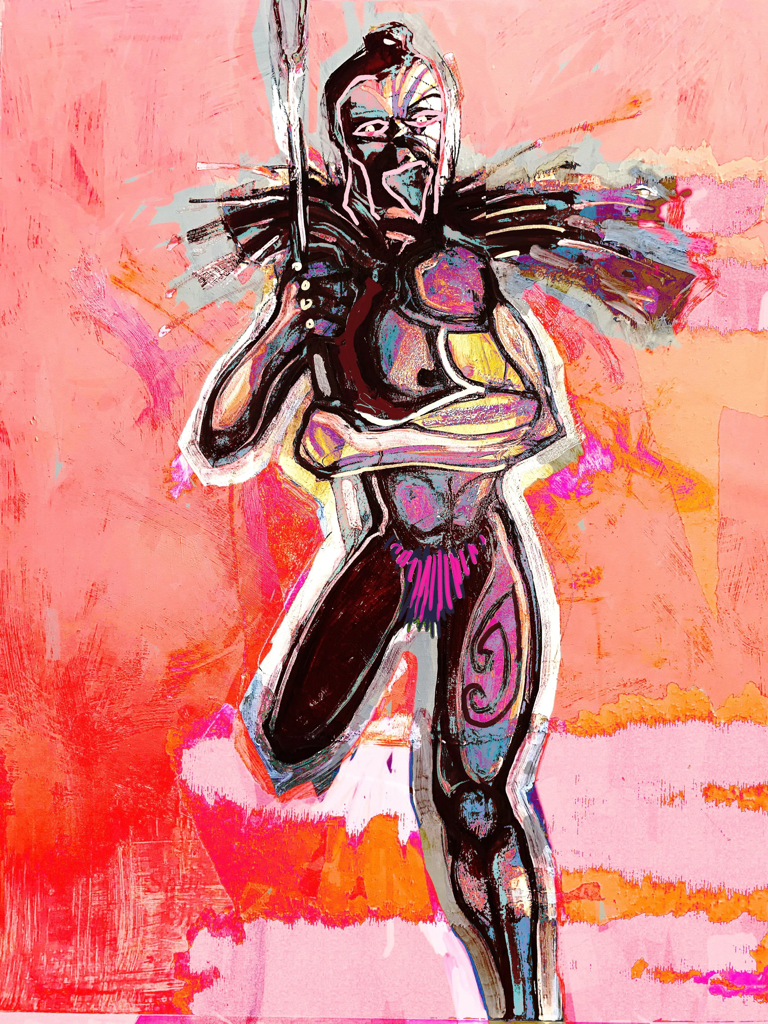 Printed Card Rongotai Lomas Art