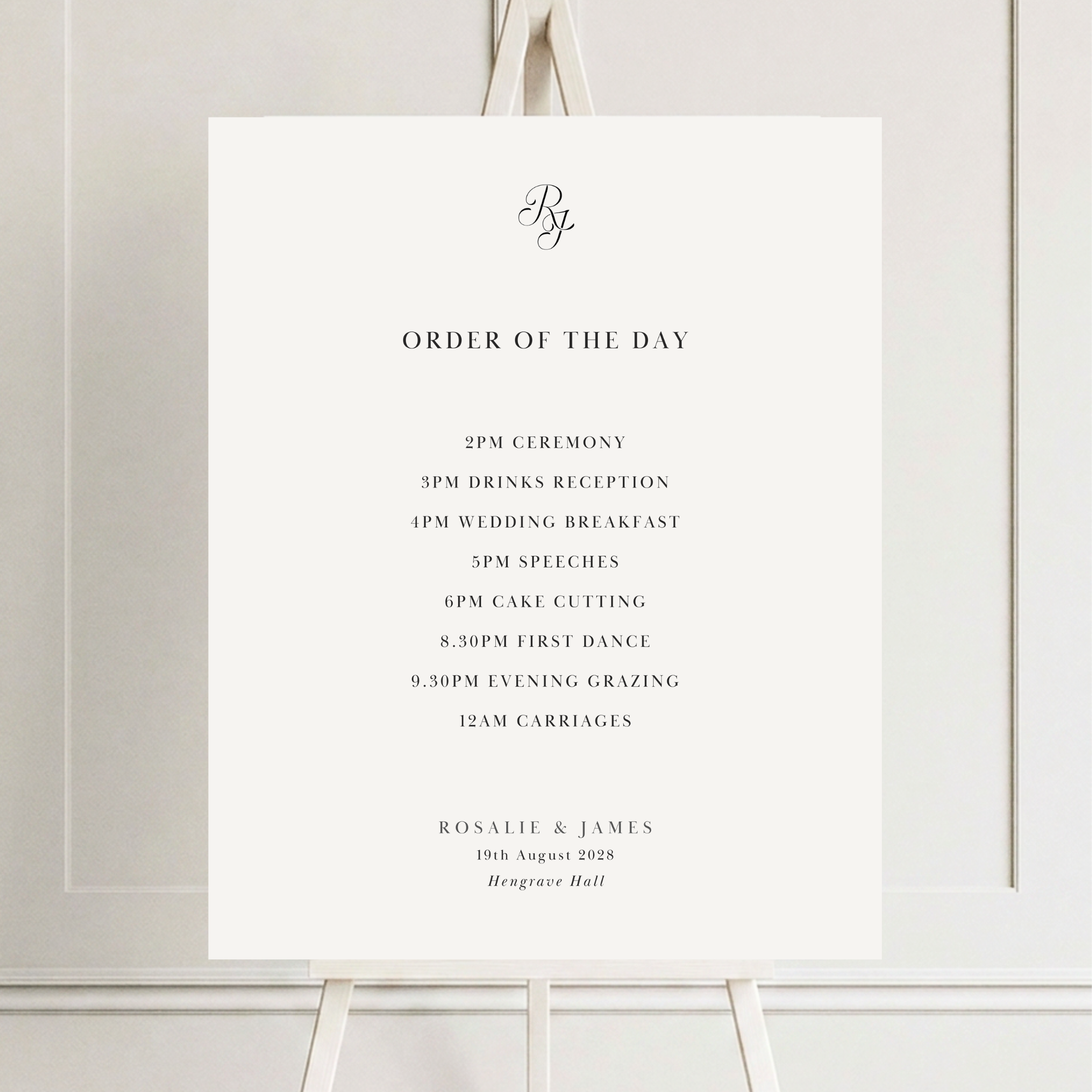 Linden - Order of Events