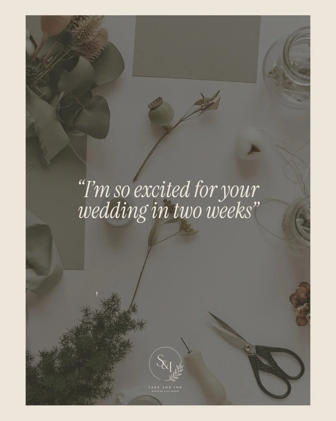 September brides right now: 

🙂 Everything is absolutely under control 🙂

#ukweddingstationery #weddingstationeryuk #minimalisticwedding #digitalweddingstationeryuk #weddingsignageuk