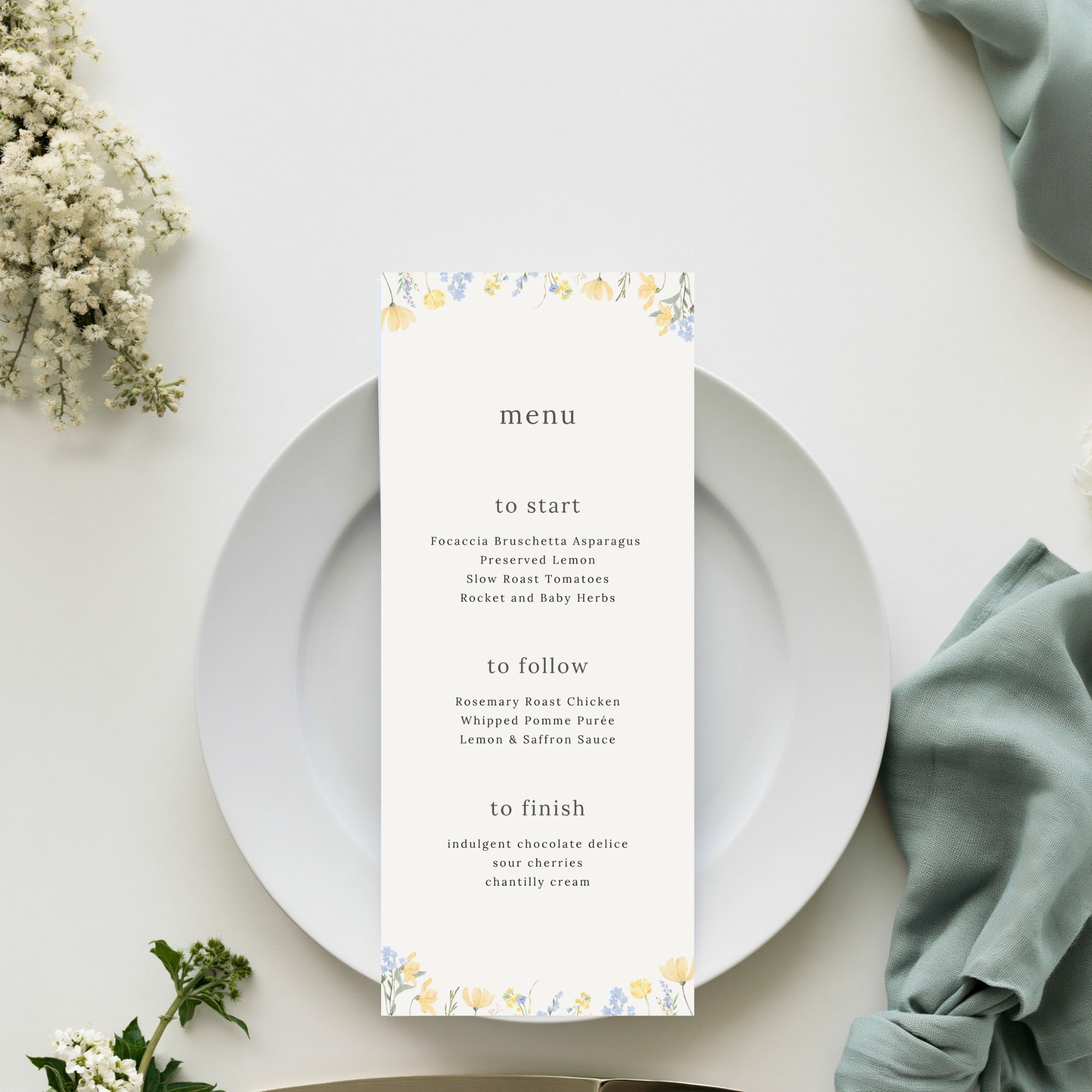 Flora - Menu