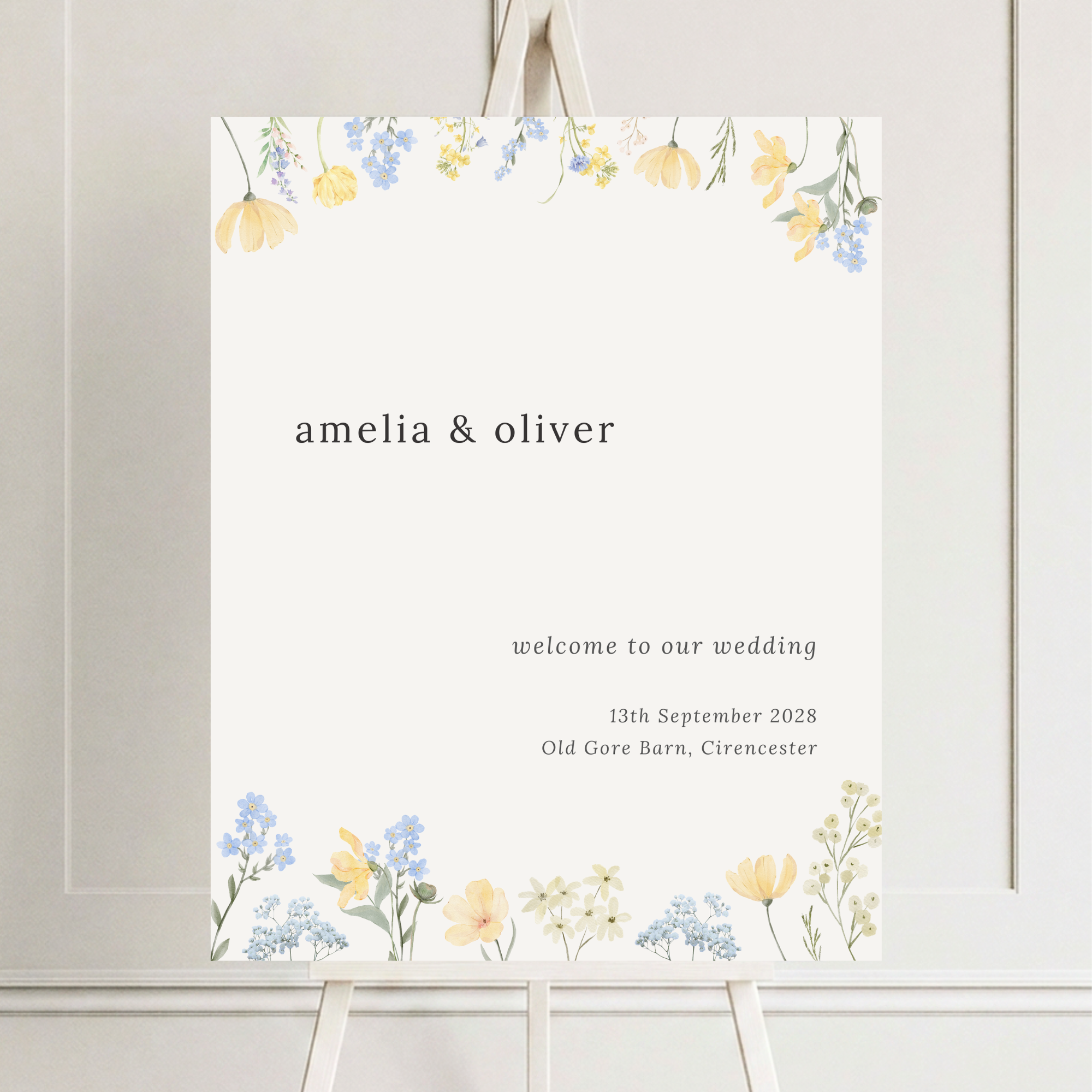 Flora - Welcome Sign