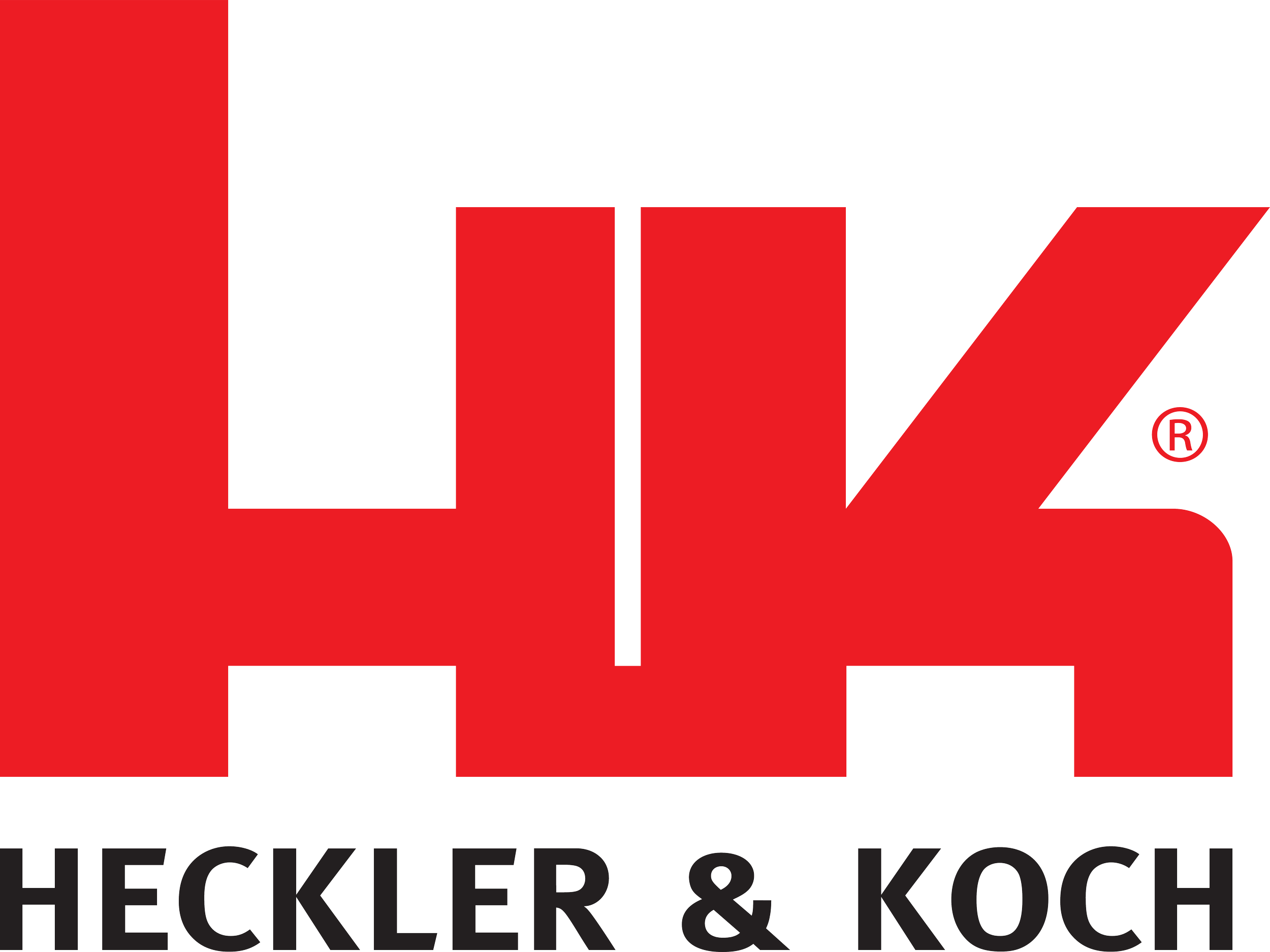 The image shows a logo with large, stylized red and black text. It reads 'ITV' at the top with a registered trademark symbol, and below is smaller text that says 'HECKER & KOCUR' in black.
