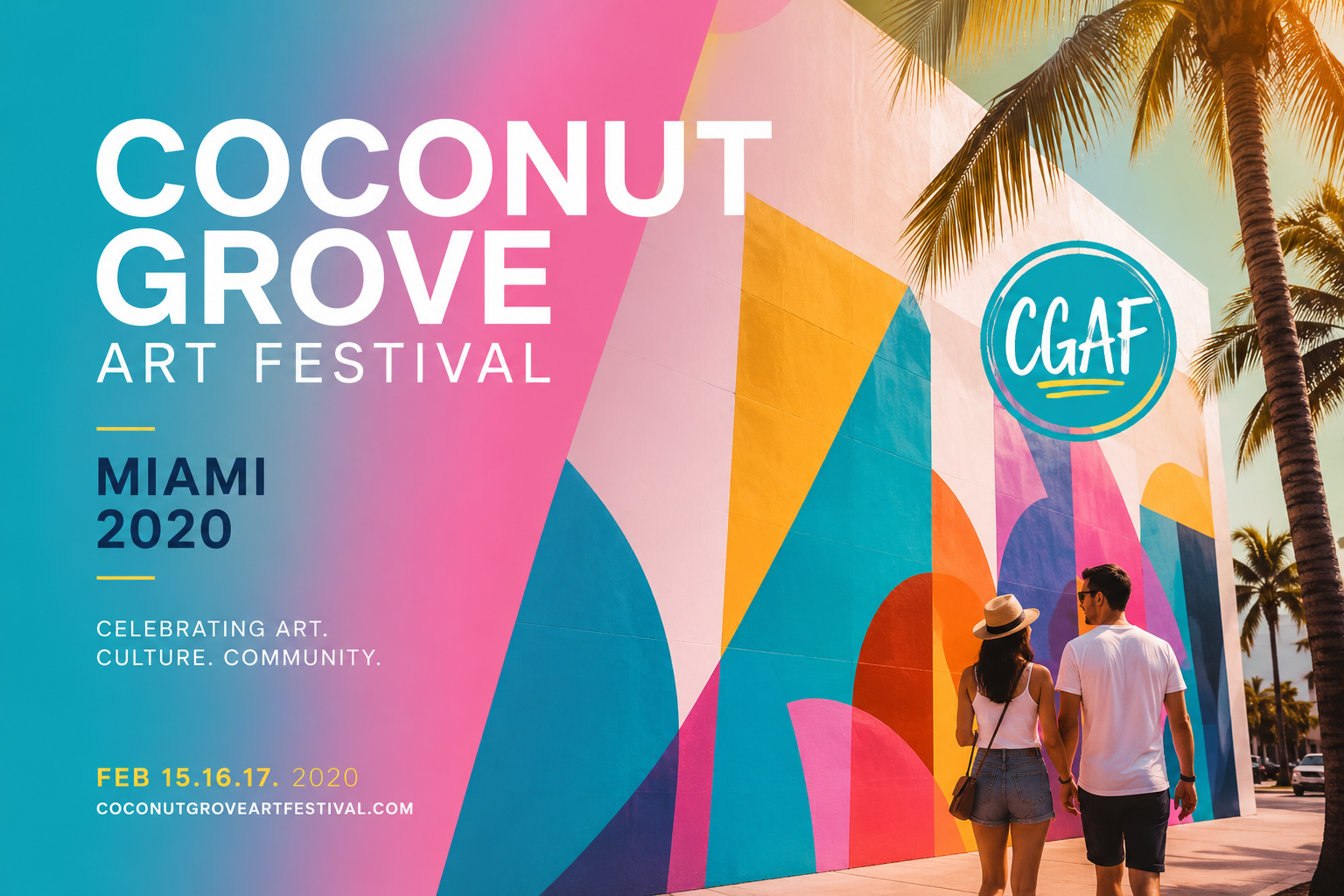 COCONUT GROVE ART FESTIVAL // Campaign · Social · Event