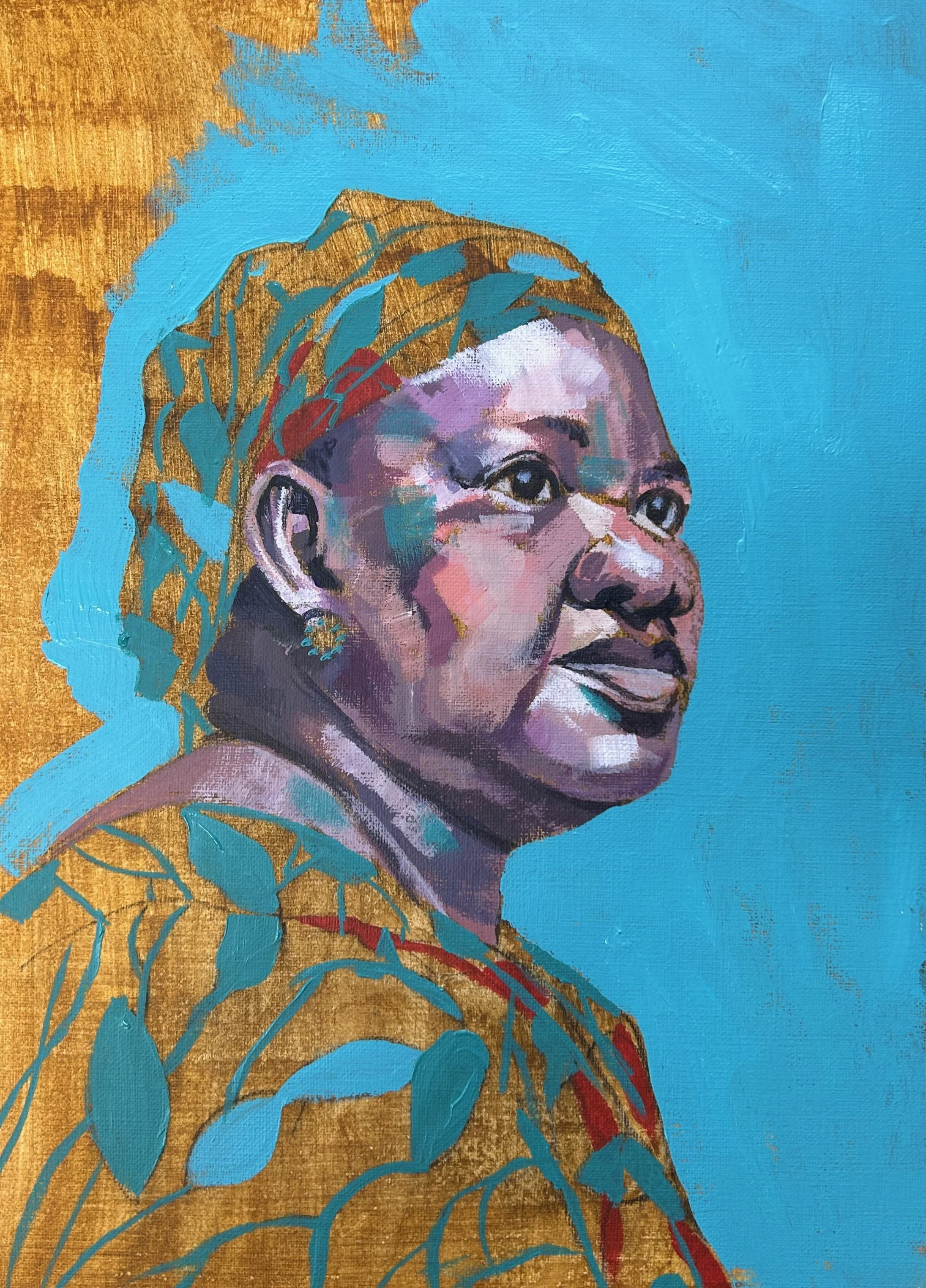Black woman in traditional clothing