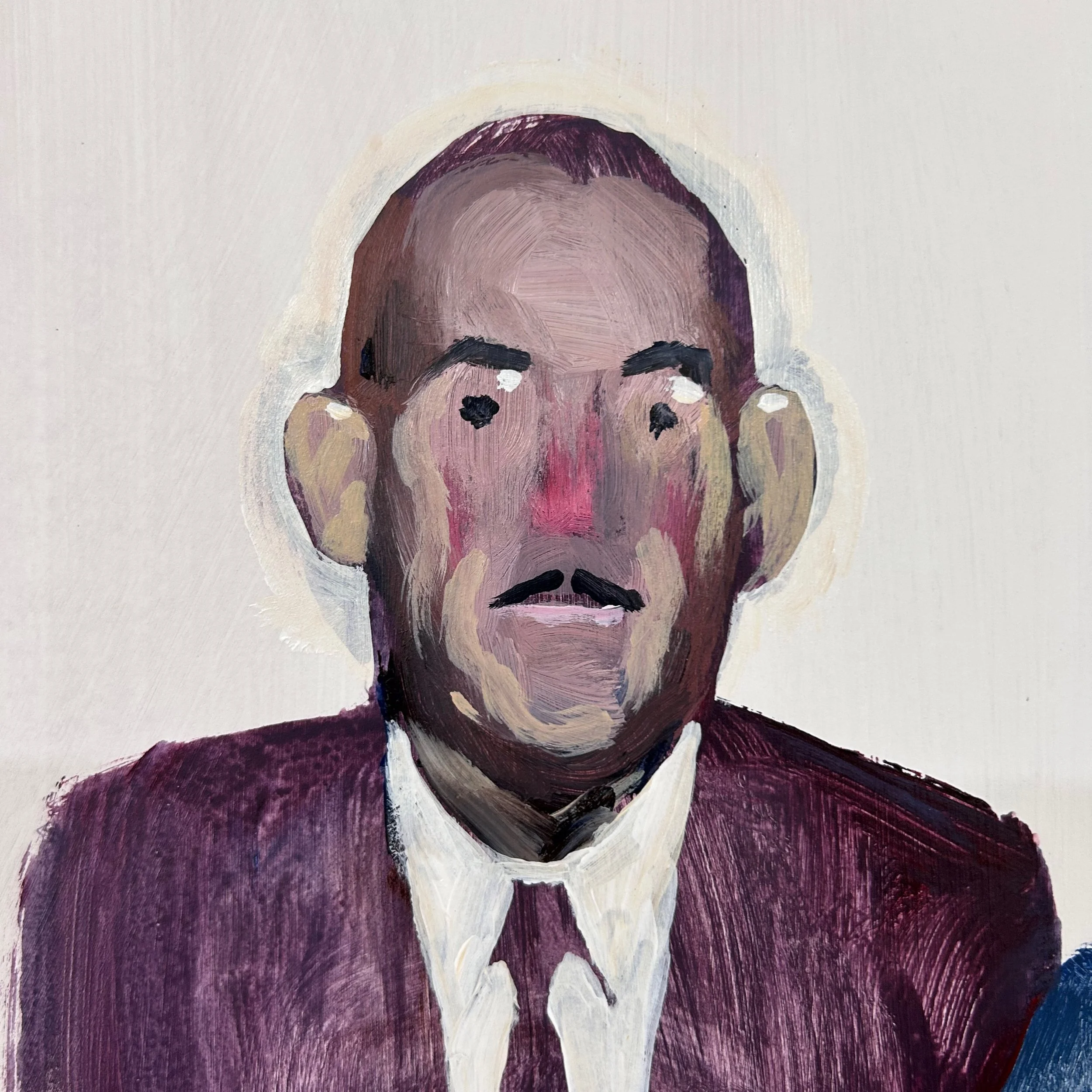 Man with moustache