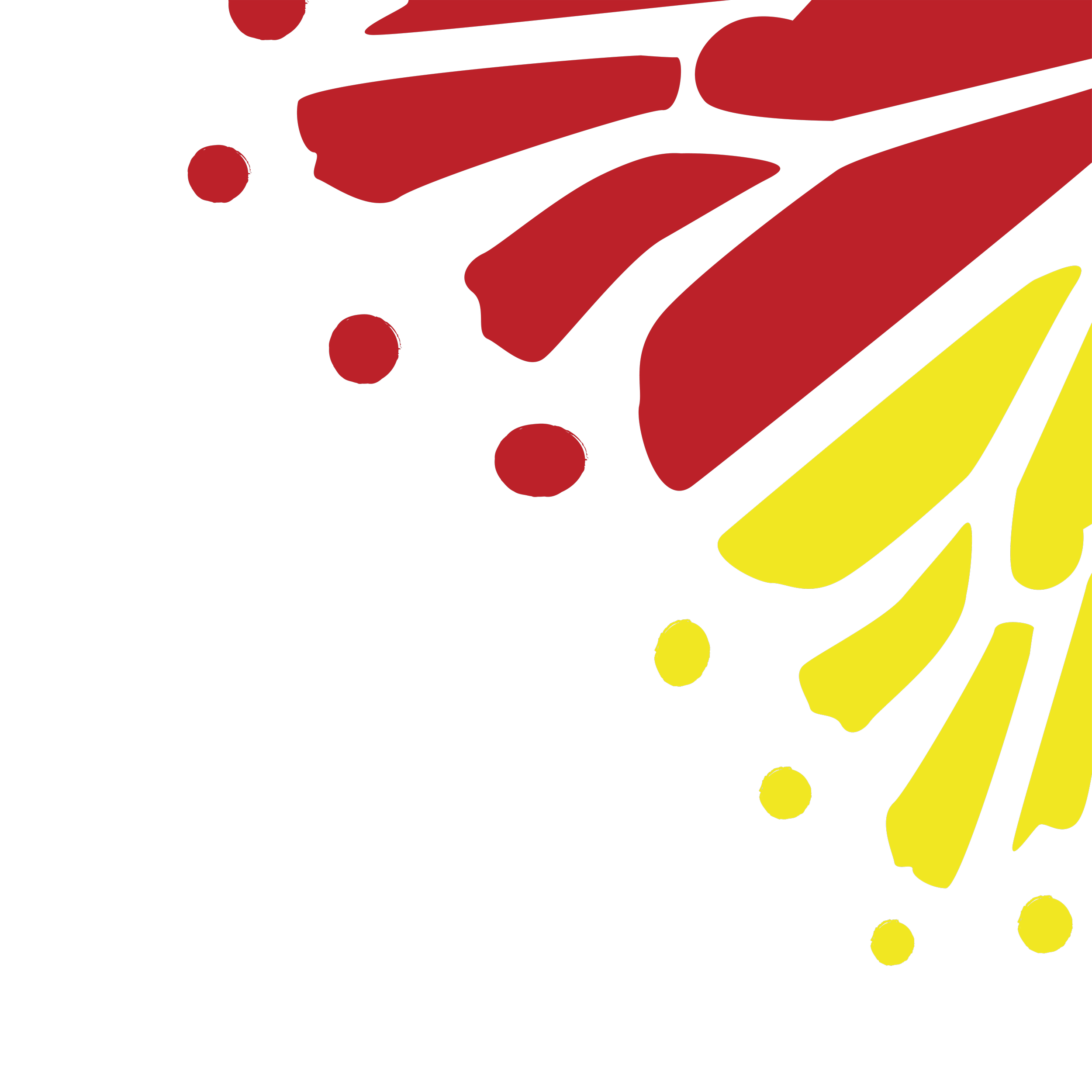 Abstract artwork with black background, red and yellow abstract shapes and lines.