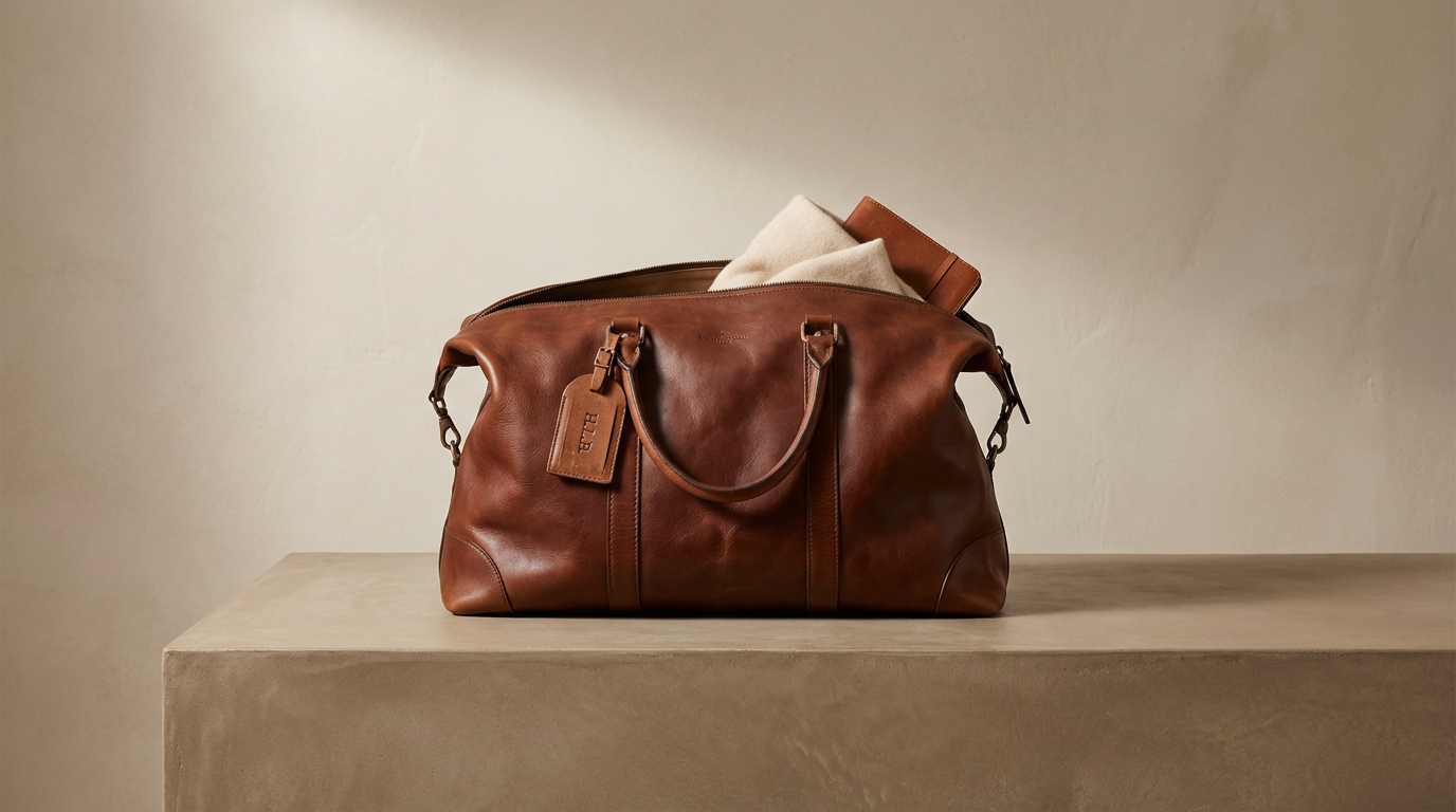 Leather Weekender Bag