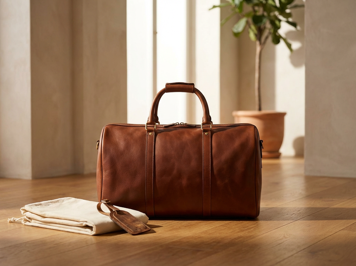 Leather Weekender Bag