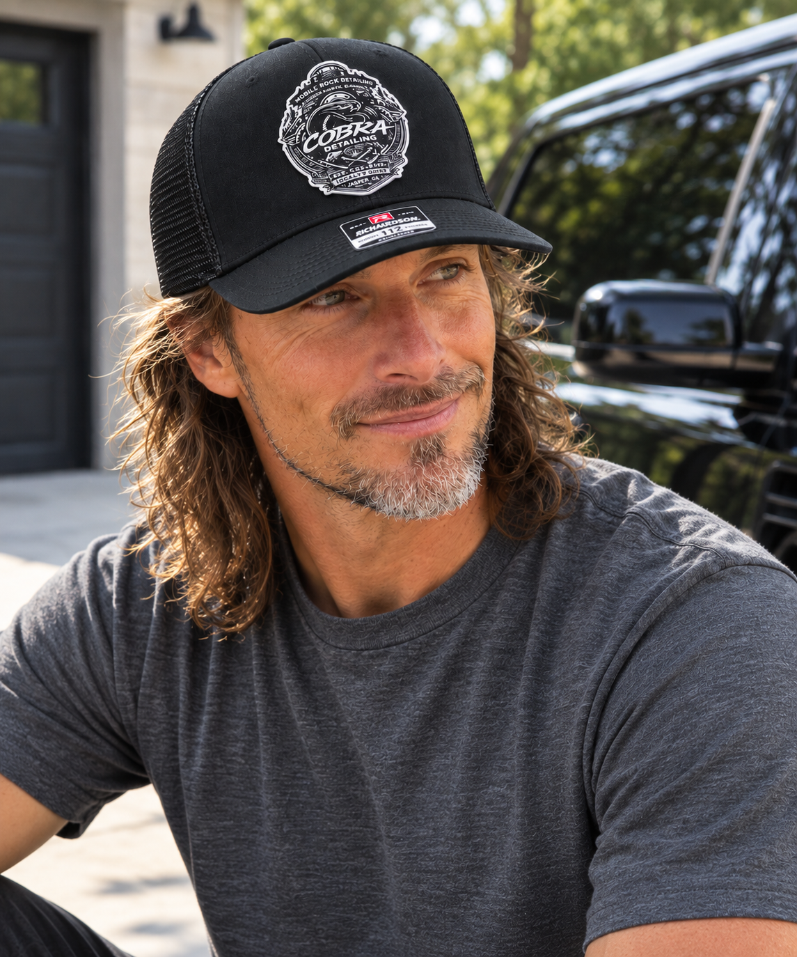 Cobra Detailing Sponsored Trucker Hat - Silver