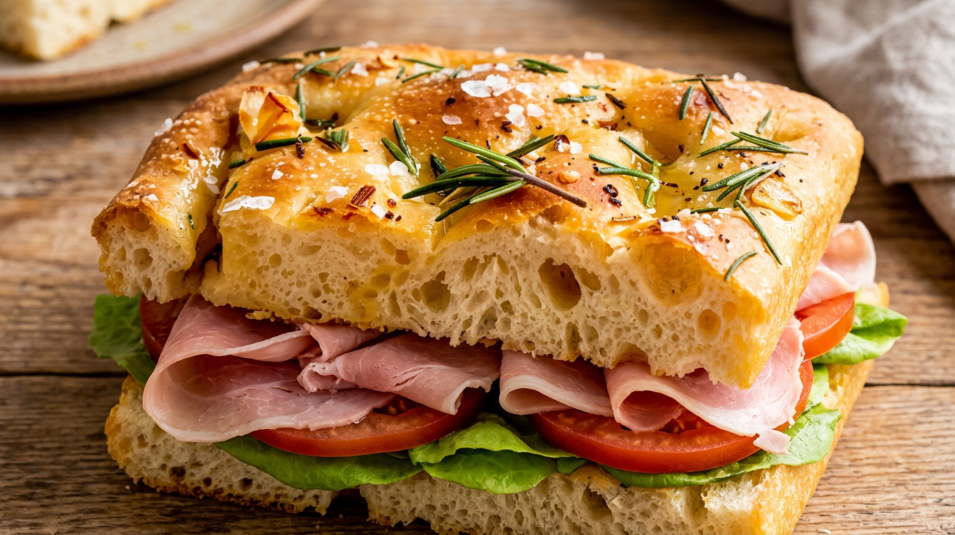 Focaccia primavera