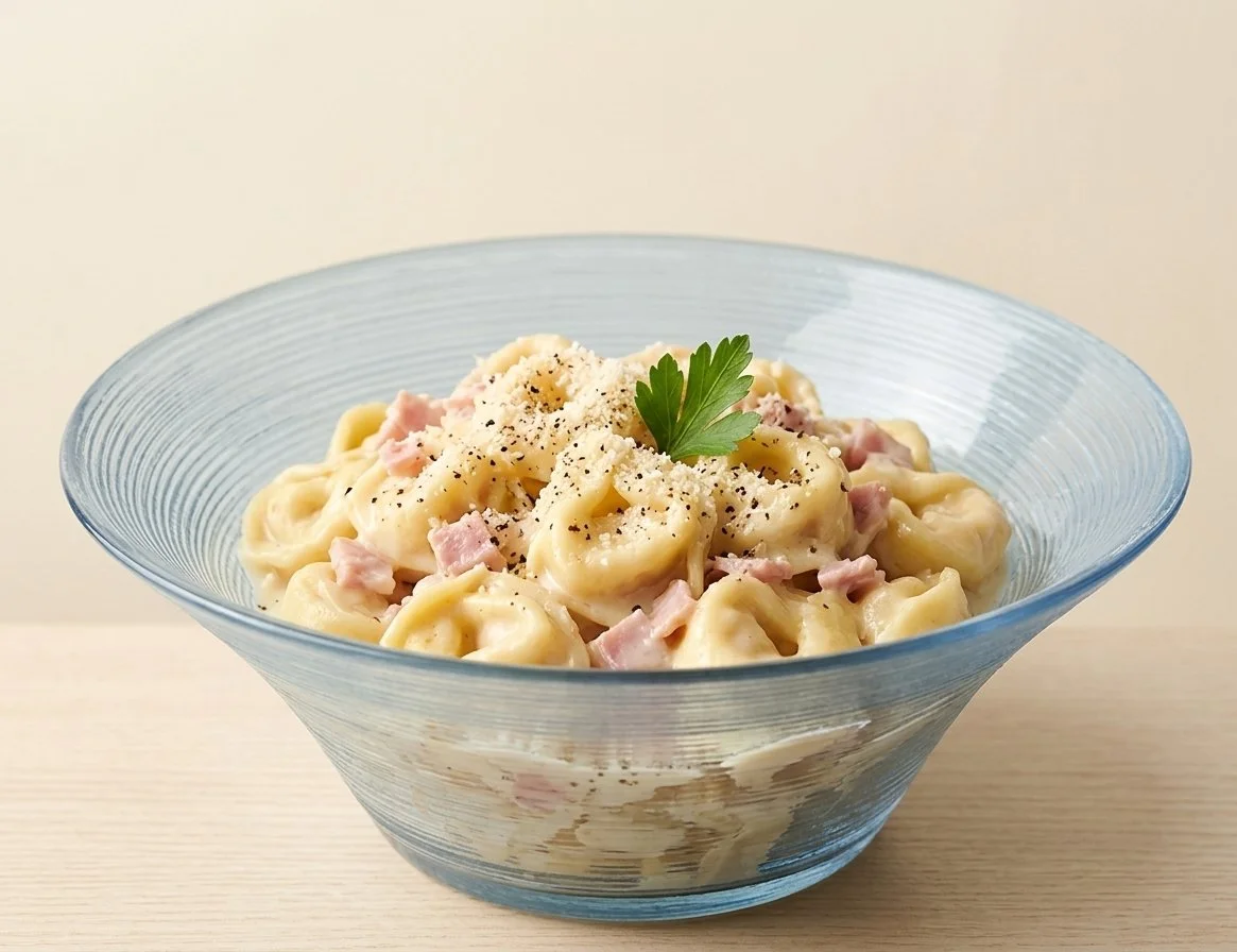 Tortellini panna e prosciutto