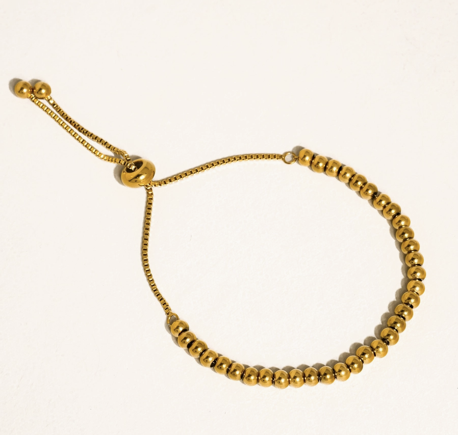 The Golden Beaded Bracelet Small