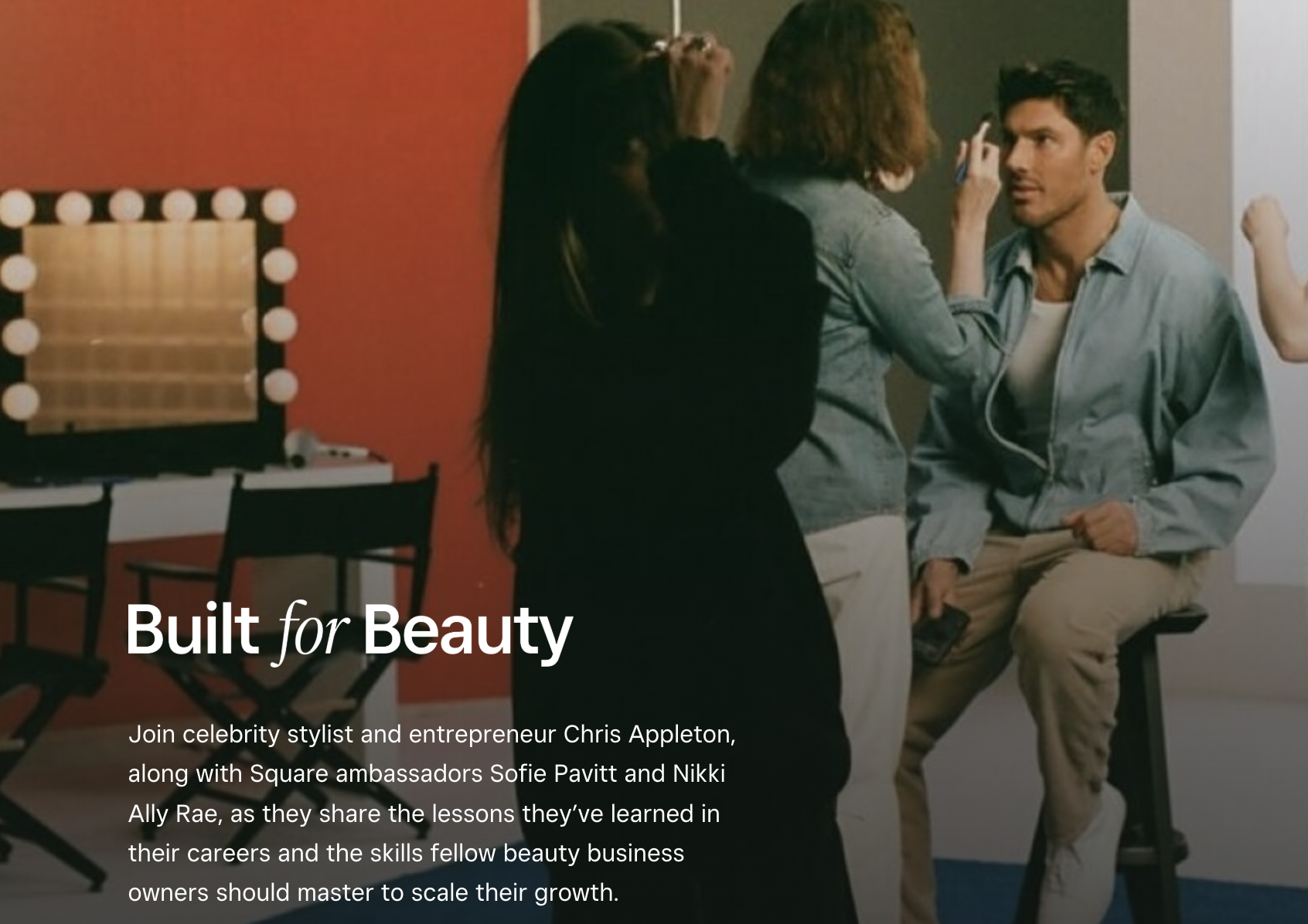 Square's Built for Beauty campaign 