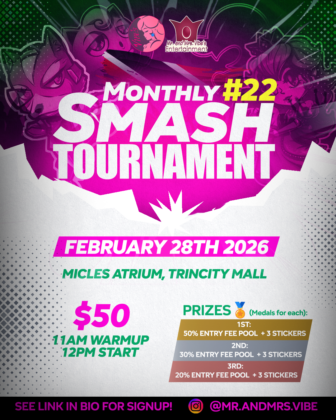 Mr and Mrs Vibe Monthly Tournament #22.png