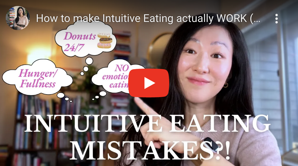 How to make Intuitive Eating actually WORK