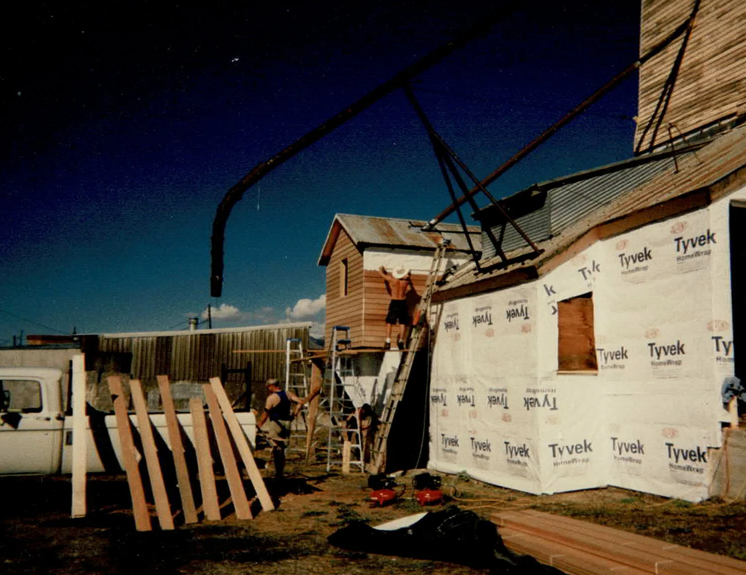 restoration of the historic Misco Mill in process