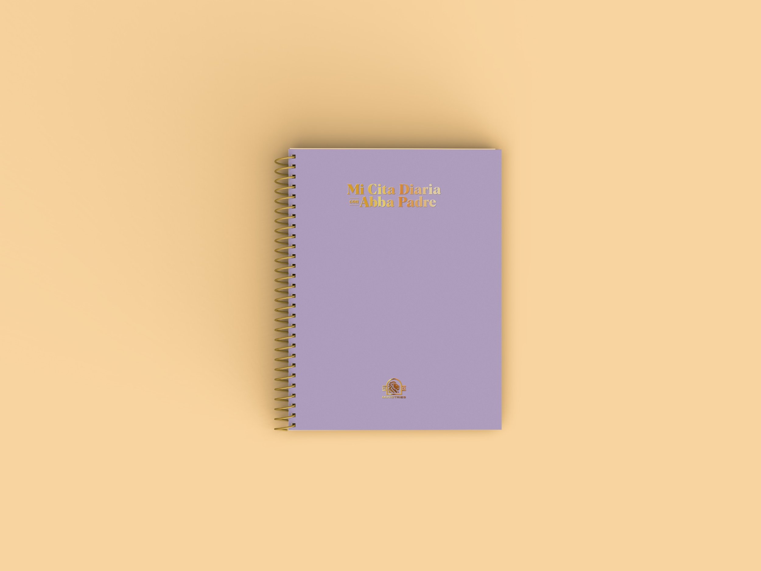 Libreta Mi Cita Diaria con Abba Padre — Estudio Bíblico (Edición Espiral 8.5x11