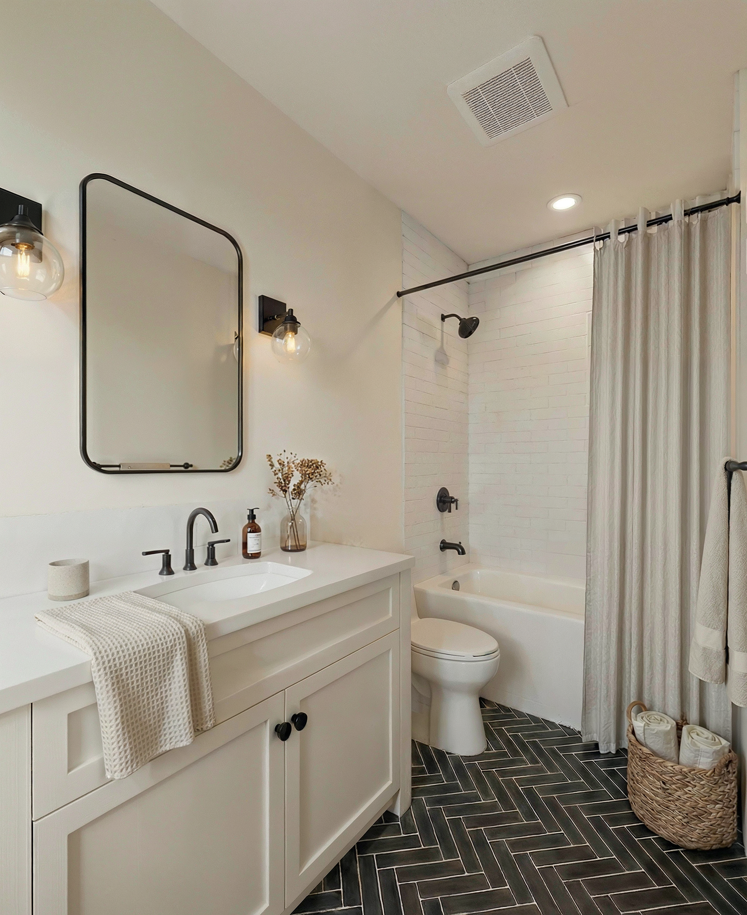 Hall bath