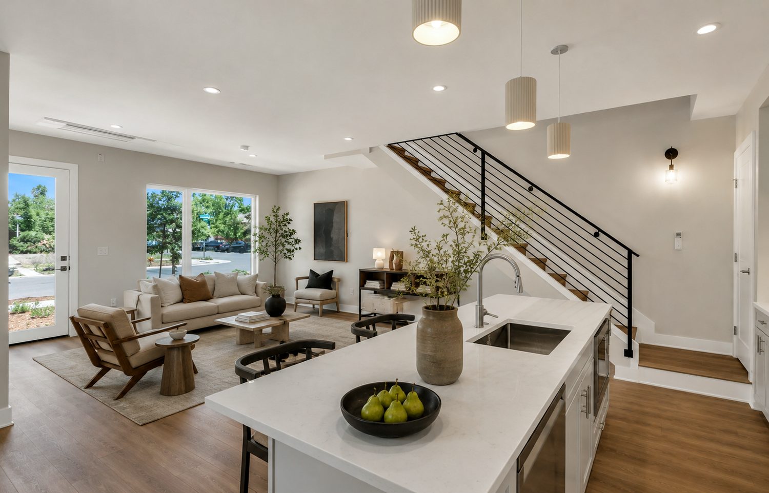 Kitchen and living, 2197 Cherokee