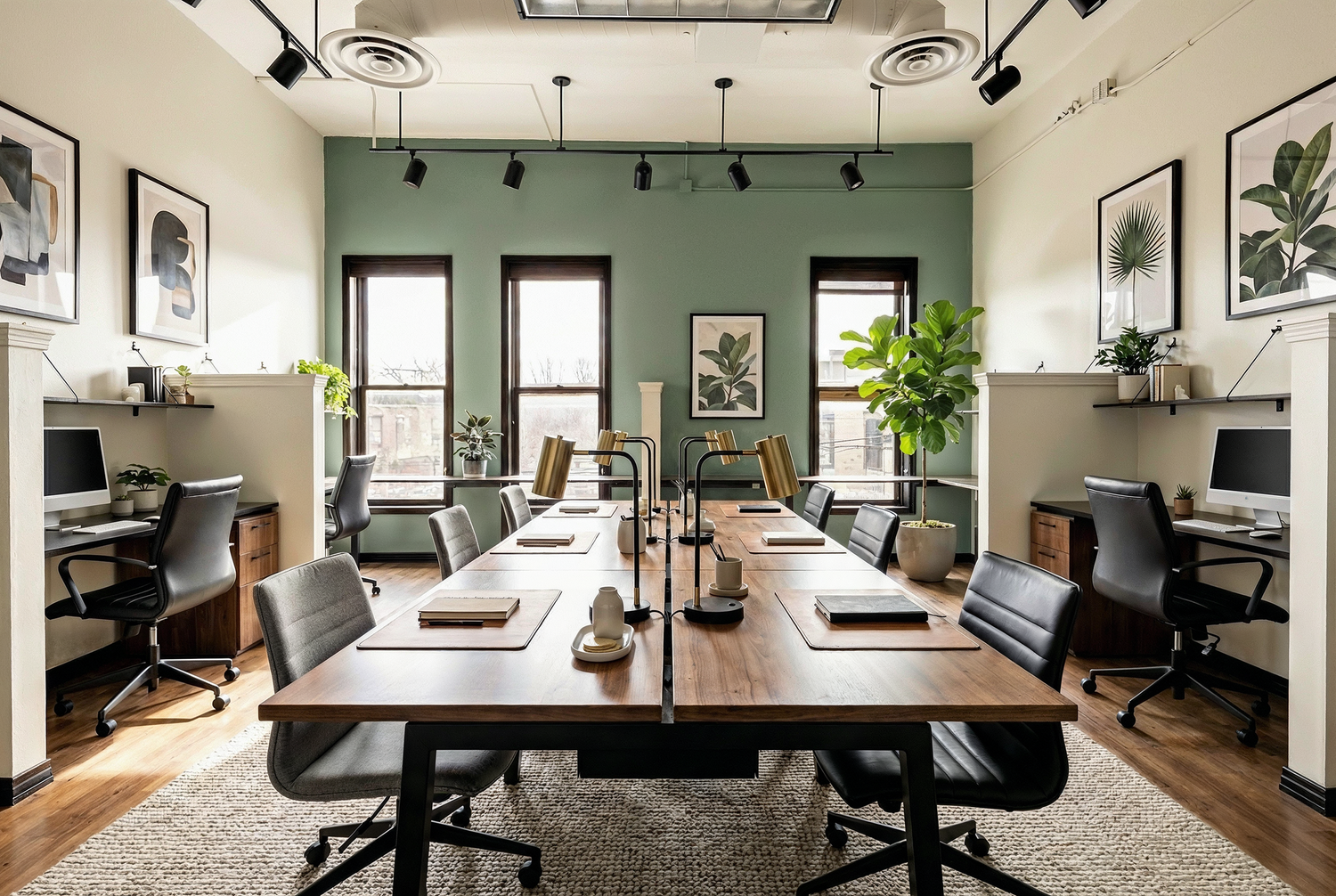 The common work room