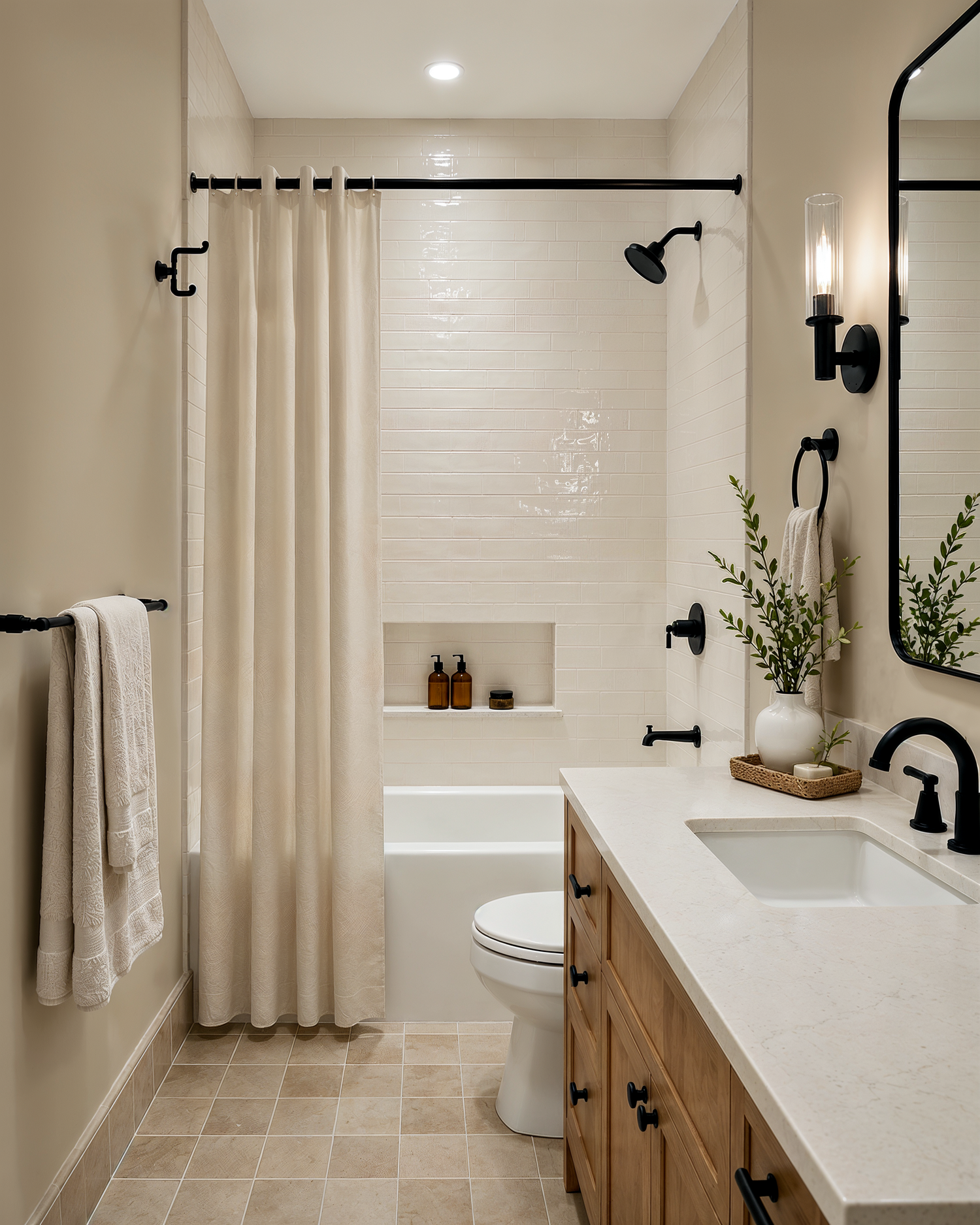 Level three hall bath
