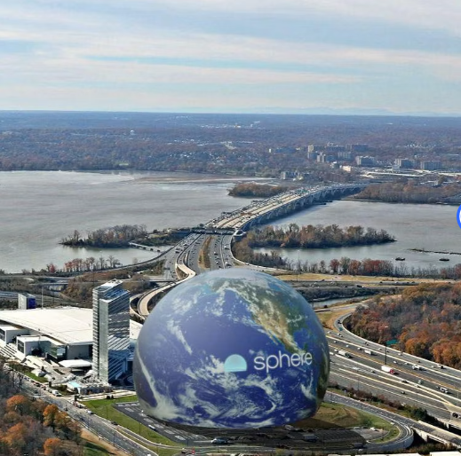 Rendering of proposed smaller Sphere at National Harbor Maryland