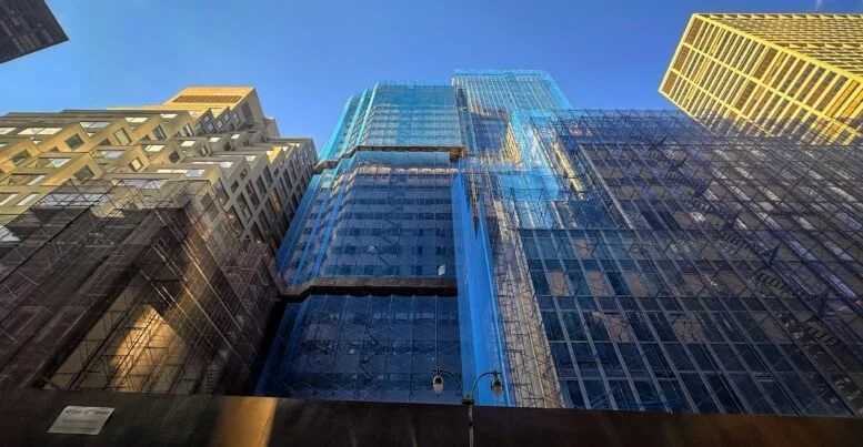 Demolition underway at the future 350 Park Avenue skyscraper site in Midtown Manhattan