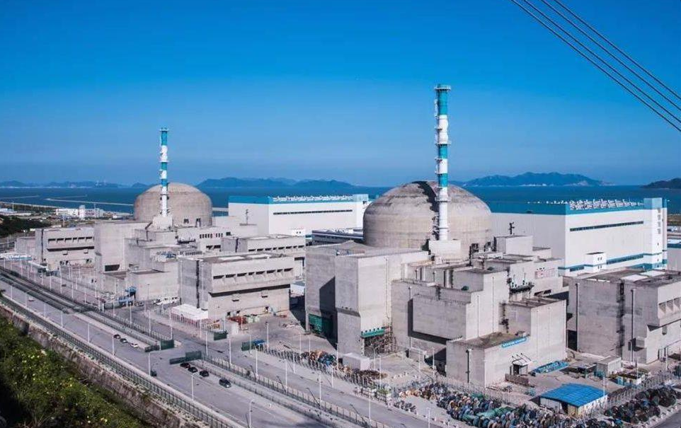 Steam turbine generator inside China's Taipingling Hualong One nuclear power project