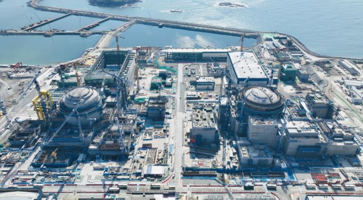 San'ao Nuclear Power Plant and Hualong One reactors in Zhejiang, China